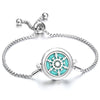 Perfume Bracelet Essential Oil Diffuser Aromatherapy Locket Bracelet Tree of Life Stainless Steel Zinc Alloy Diffuser Bracelet