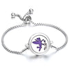 Perfume Bracelet Essential Oil Diffuser Aromatherapy Locket Bracelet Tree of Life Stainless Steel Zinc Alloy Diffuser Bracelet