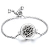 Perfume Bracelet Essential Oil Diffuser Aromatherapy Locket Bracelet Tree of Life Stainless Steel Zinc Alloy Diffuser Bracelet