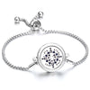 Perfume Bracelet Essential Oil Diffuser Aromatherapy Locket Bracelet Tree of Life Stainless Steel Zinc Alloy Diffuser Bracelet