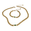 Peri'sBox Gold Color Stainless Steel Chain Necklace With Zirconia Hip Hop Thick Chunky Choker Acero Inoxidable Bijoux 2022