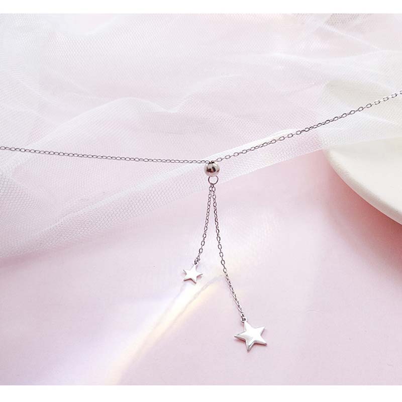 Peri'sBox Gold Silver Color Ball Star Chokers Necklaces Minimalist Layering Choker Boho Hanging Charms Necklace Everyday Jewelry