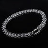 Peri'sBox Silver Color Carabiner Chunky Chain Necklaces Transparent Acrylic Chains Necklace for Men Hip Hop Necklace 2022