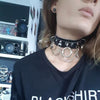 Personality Exaggeration Choker Necklace Women Black Nightclub Necklaces Punk Vintage Choker Femme Necklace Lady Leather