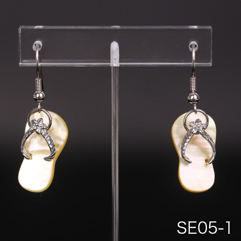 Personality Flip Flops Silver Earrings For Women Creativity Shells For Fashion Woman Earrings Silver 925 Jewelry