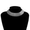 Personality Wild Hollow Necklace Retro Exaggerated Punk Hip-hop Metal Beam Neck Collar 2021 Trendy Women Jewelry