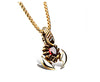 Personality scorpion pendant stainless steel necklace GX1012