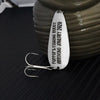 Personalize Gift Fishing Hooks -Custom Words - Free Engraving 24*98.5MM Trident, Hook Size: 24MM