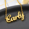 Personalized Baby Necklace Custom Name Necklaces For Boys Girls Stainless Steel Gold Necklace Children's Jewerly Christmas Gift