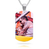 Personalized Colour Photo  Necklaces Gift For Women ,Family Love Photo
