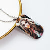 Personalized Colour Photo  Necklaces Gift For Women ,Family Love Photo