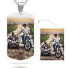 Personalized Colour Photo  Necklaces Gift For Women ,Family Love Photo
