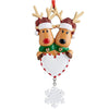 Personalized DIY Christmas Tree Ornament Elk Reindeer Family Decoration Cute Deer Holiday Winter Gift Year 2022 Family Decor