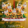 Personalized DIY Christmas Tree Ornament Elk Reindeer Family Decoration Cute Deer Holiday Winter Gift Year 2022 Family Decor