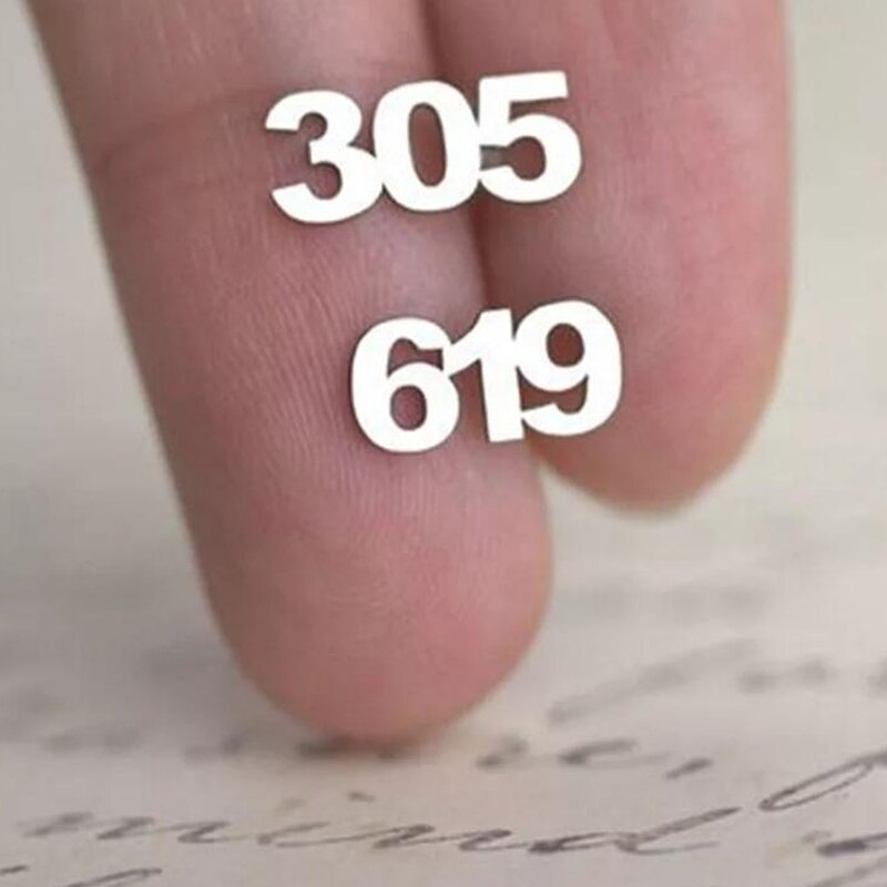 Personalized Date Stud Earrings For Women Girls Stainless Steel Digital Number Custom Earrings Jewelry Accessories Brithady Gift