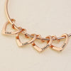 Personalized Engraving Name Heart Shape Charms Bracelets For Women Stainless Steel Customized Bangle DIY Jewelry Gift For Mom