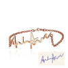 Personalized Handwritten Bracelets 925 Sterling Silver For Women Trendy Fine Jewelry Bracelets & Bangles (BA101513)