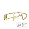 Personalized Handwritten Bracelets 925 Sterling Silver For Women Trendy Fine Jewelry Bracelets & Bangles (BA101513)