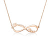 Personalized Infinity Name Necklace 925 Sterling Silver Customized Pendant Memory Statement Necklace Collier Kolye Jewelry