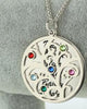 Personalized Infinity Pendants Custom Name Necklaces 925 Sterling Silver Lover Charm Jewelry Valentine's D Gift DIY 0087