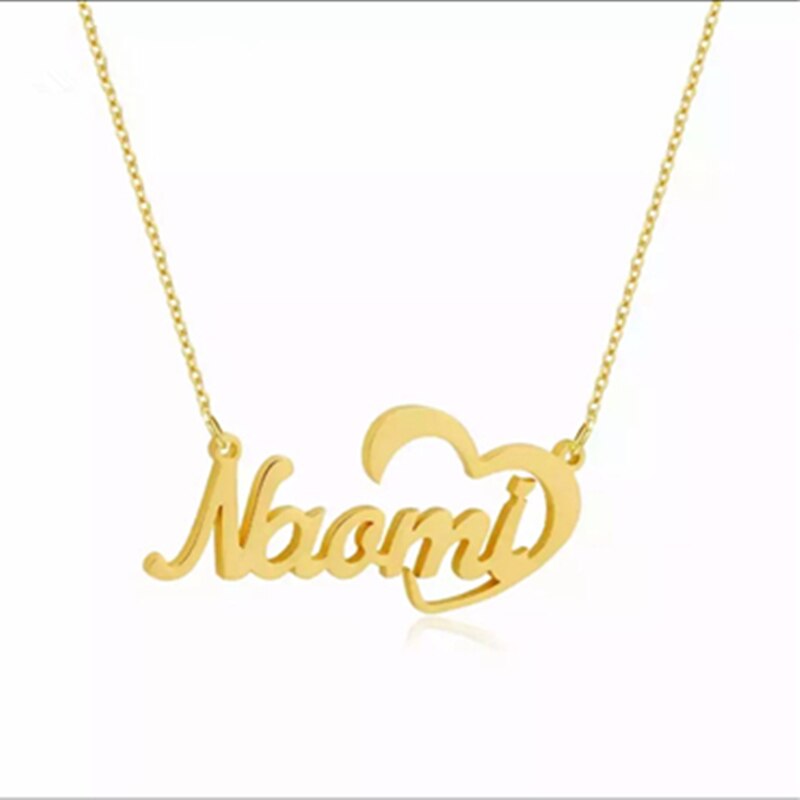 Personalized Name Choker Gold Color Neckalces Custom Jewelry Romantic Gift Stainless Steel Necklace Women Collares De Moda 2023