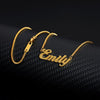 Personalized Name Necklace Box Chain Collier Bijoux Stainless Steel Custom Name Necklaces Pendents Women Men Patry Birthday Gift
