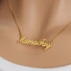 Personalized Name Necklace Box Chain Collier Bijoux Stainless Steel Custom Name Necklaces Pendents Women Men Patry Birthday Gift