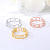 Personalized Name Rings Stainless Steel Gold  Custom Ring Jewelry Nameplate Rings For Women Girls Wedding Band Handmade