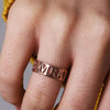 Personalized Name Rings Stainless Steel Gold  Custom Ring Jewelry Nameplate Rings For Women Girls Wedding Band Handmade