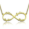 Personalized Necklace 925 Sterling Silver Russian Arabic Name Necklaces Pendants Unique Birthd Jewelry Women Gift (NE101369)