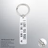 Personalized Rectangle keychain Stainless Steel Free Engraving 51mmX13mm MOM BOSS QUEEN GIft