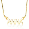 Personalized Simple Style Hebrew Arabic Name Necklace Personalized 925 Sterling Silver Pendant Necklace Gift (NE101620)