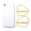 Personalized Stainless Steel Name Earrings For Women Custom Heart Style Circle Hoop Earrings Female pendientes Jewerly Gifts