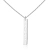 Personalized Trendy Hollow Name Engrave 925 Sterling Silver Necklace Pendants Jewelry Link Chain 3 Colors(NE101542)