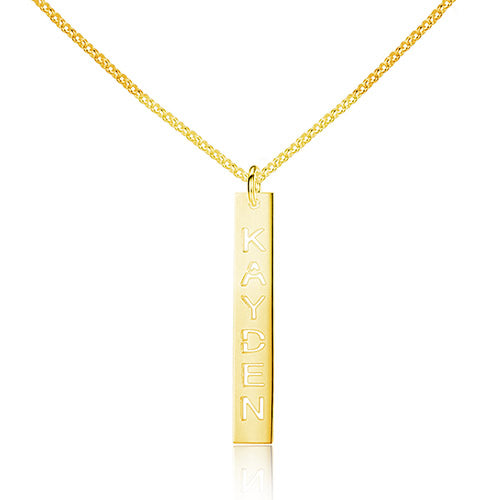 Personalized Trendy Hollow Name Engrave 925 Sterling Silver Necklace Pendants Jewelry Link Chain 3 Colors(NE101542)
