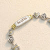 Personalized adjustable name bracelet gift  for women young girl   birthday gift choice