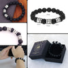 Personalized lava rock beaded bracelet  Stress Relief Yoga Beads Anxiety Aromatherapy Essential Oil Diffuser Healing Lava