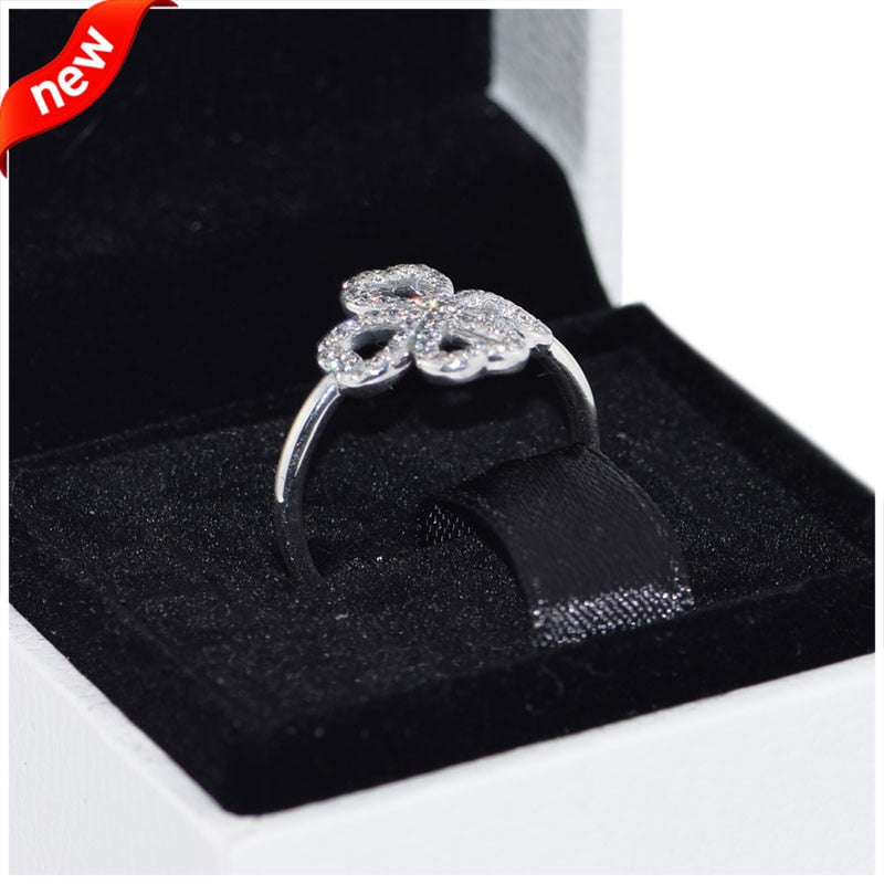 Petals of Love Rings 100% 925 Sterling Silver Fashion Jewelry For Women Wholesales
