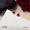 Pigeon Blood Ruby Big Drop Earrings For Women Hyperbole Crystal Diamant S925 sterling-silver-jewelry Vintage Aretes Fine Jewelry