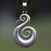 Pikorua Necklace Pendant Maori Twist Mask Manaia Koru Zealand Australia Aboriginal Gift for Men Women Travel Souvenir