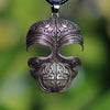 Pikorua Necklace Pendant Maori Twist Mask Manaia Koru Zealand Australia Aboriginal Gift for Men Women Travel Souvenir