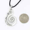 Pikorua Necklace Pendant Maori Twist Mask Manaia Koru Zealand Australia Aboriginal Gift for Men Women Travel Souvenir
