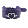Pink Choker Heart Collar Necklace For Women Studded Goth Chockers Girls Party Club Gothic Jewelry Accessories 2021