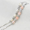 Pink Pearl Elegant Gift Round Luxury 925 Sterling Silver Bracelet