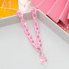 Pink Plastic Resin Chain Colorful Cartoon Gummy Mini Bear Resin Necklace Candy Color Pendant For Women Girl Jewelry Gift
