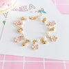 Pink Sakura Bracelet New Fashion Bangle Jewelry Gifts for Elegent Women Girls Wholesale Accessory