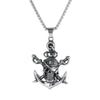 Pirates of The Caribbean Anchor Pendant Necklace for Men Retro Punk Hip Hop Glamour Party Jewelry Accessories 2021 Chain
