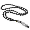 Pixiu Pendant Lucky Necklaces For Women Men Stone Beaded Chain Vintage Mascot Chinese Fengshui Necklace Jewelry Gifts