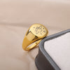 Planet Rings for Women Stainless Steel Gold Color Finger Ring 2023 Trend Wedding Couple Boho Aesthetic Jewerly anillos