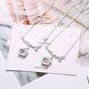 Plum Blossom Branch 925 Stamp Silver Color Trendy Pendant Chain Necklace For Women Girl Necklace Anniversary Fine Jewelry